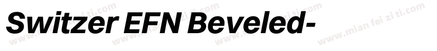 Switzer EFN Beveled字体转换
